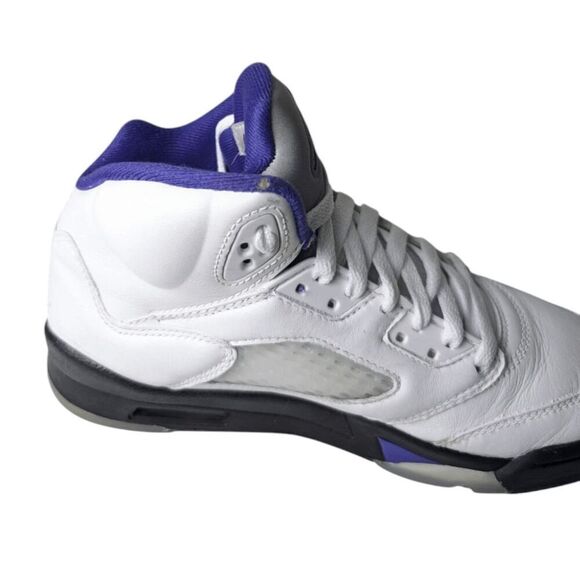 NIKE Air Jordan 5 Retro 'Dark Concord' Sneakers Size 5.5Y/W7 - Picture 12 of 12